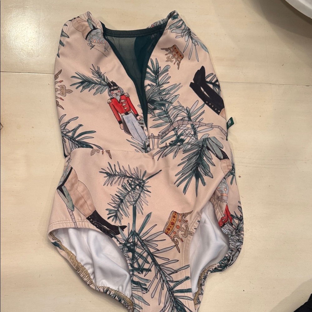 Nutcracker Print Lucky Leo Leotard